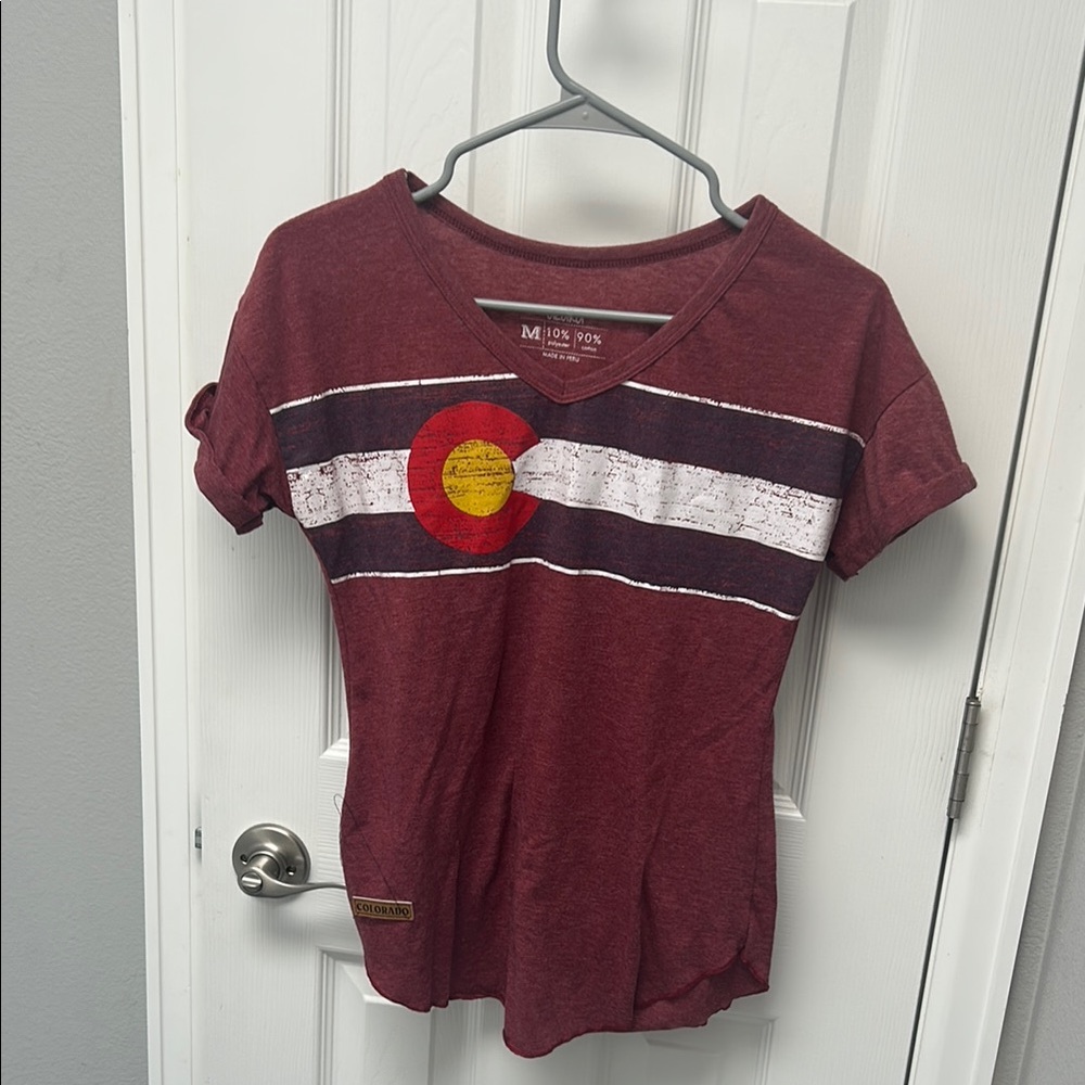 Women's Maroon Graphic Tee